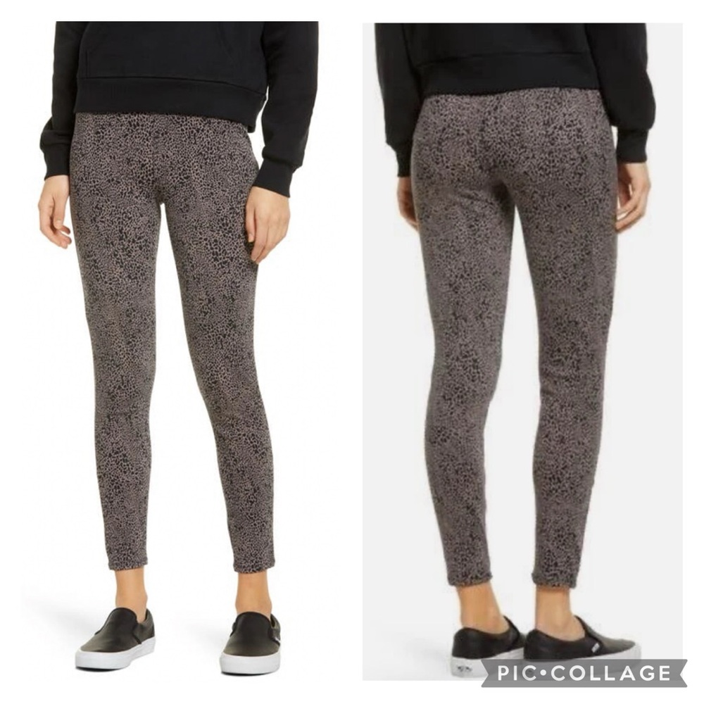 EUC Spanx Jean-ish Ankle Leggings in Desert Dot